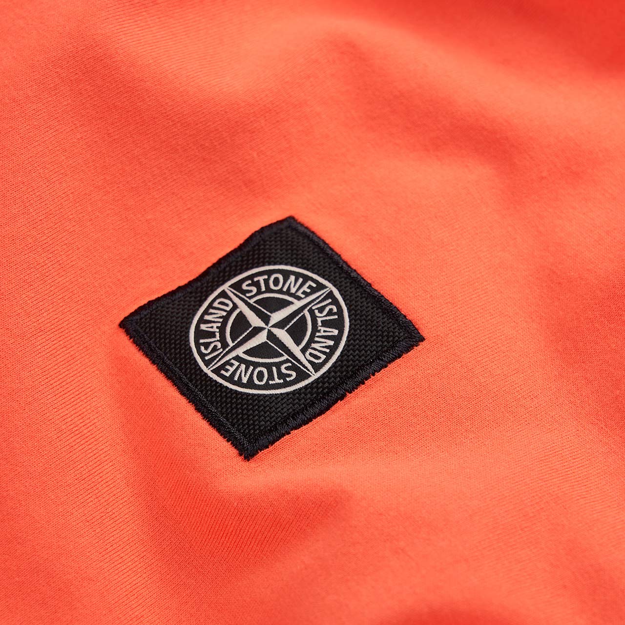 stone island stone island cotton t-shirt (orange)