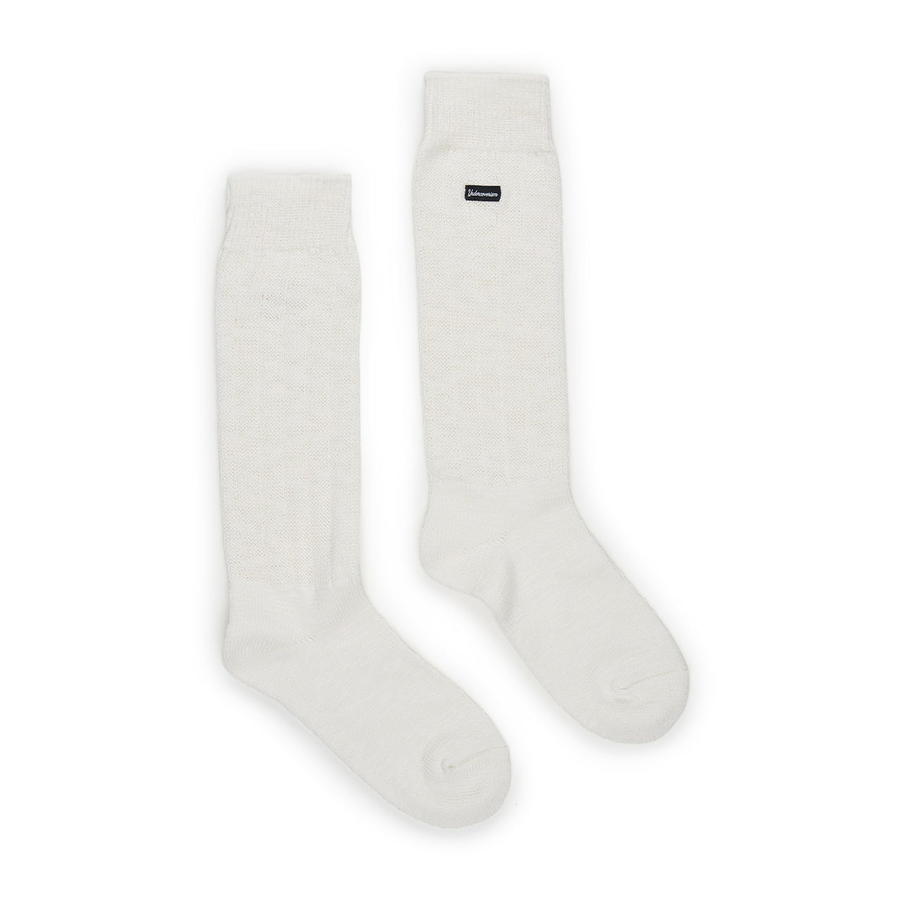 undercover undercover logo patch socks (cream) UI1B4L02