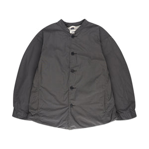 nanamica nanamica band collar jacket (charcoal)