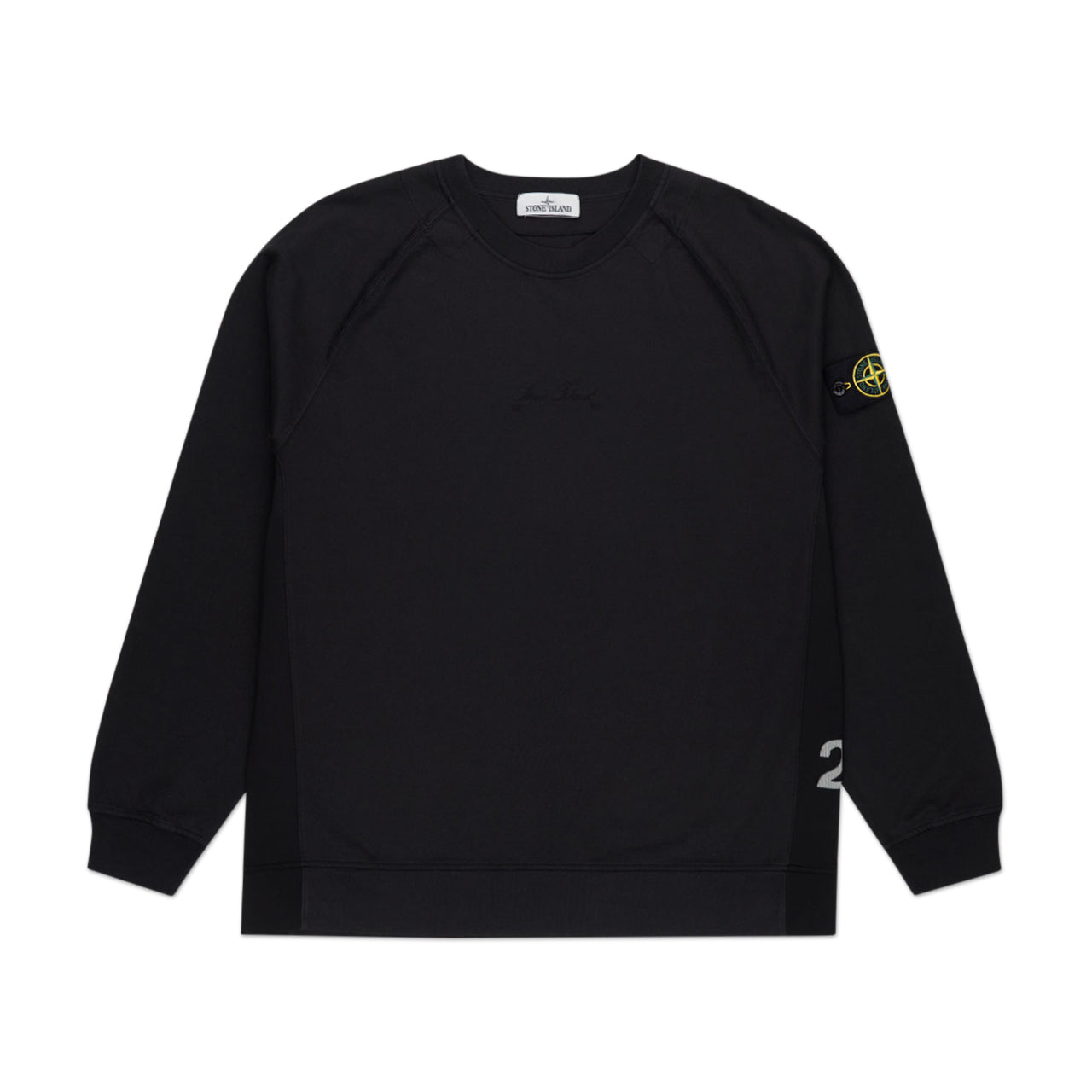stone island stone island anniversary sweatshirt (black)