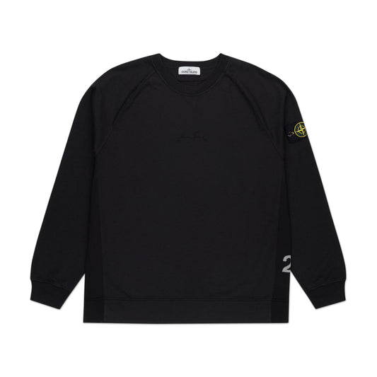 stone island stone island anniversary sweatshirt (black)