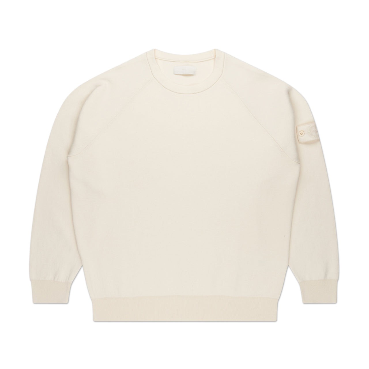 stone island stone island ghost piece crewneck (cream)