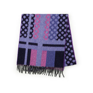 henrik vibskov henrik vibskov scarf autobahn (purple) A908ONESIZE