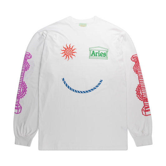 aries aries 'winky dude' longsleeve (white)