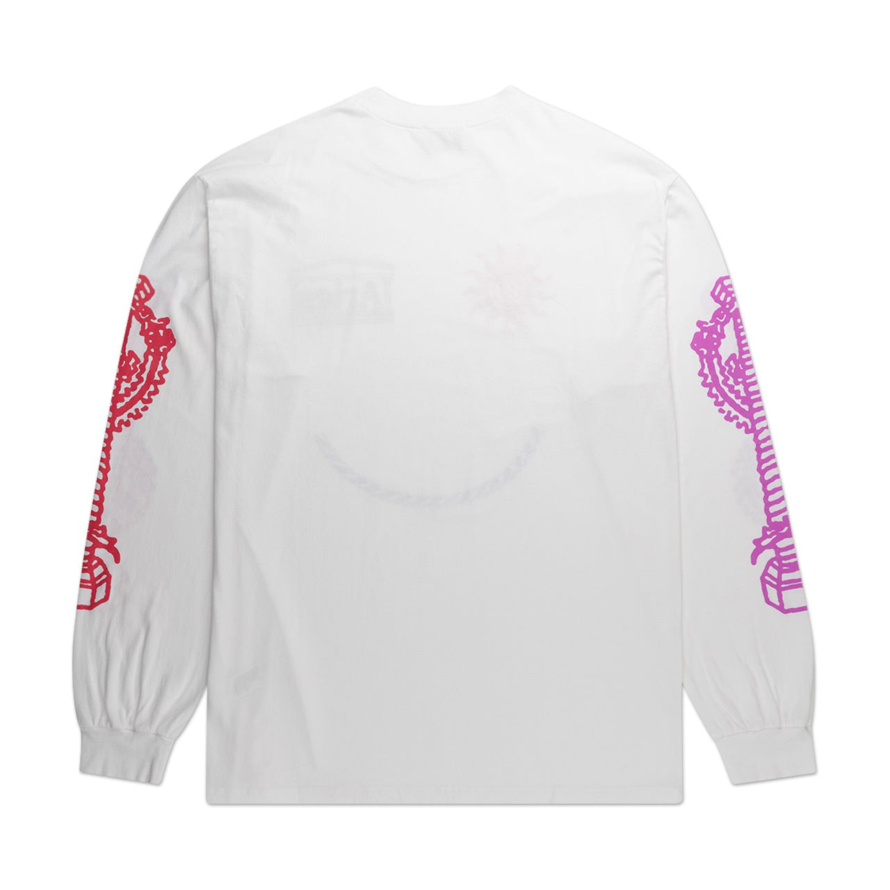 aries aries 'winky dude' longsleeve (white)