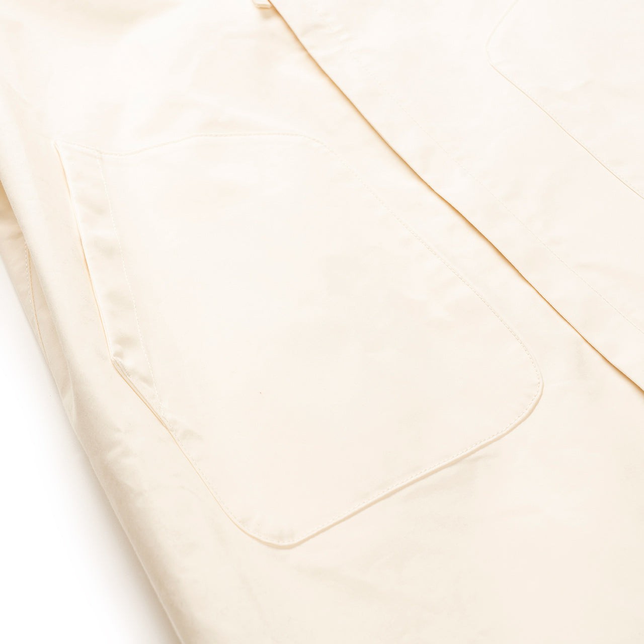 stone island stone island coat mac supima 2l ghost piece (cream)