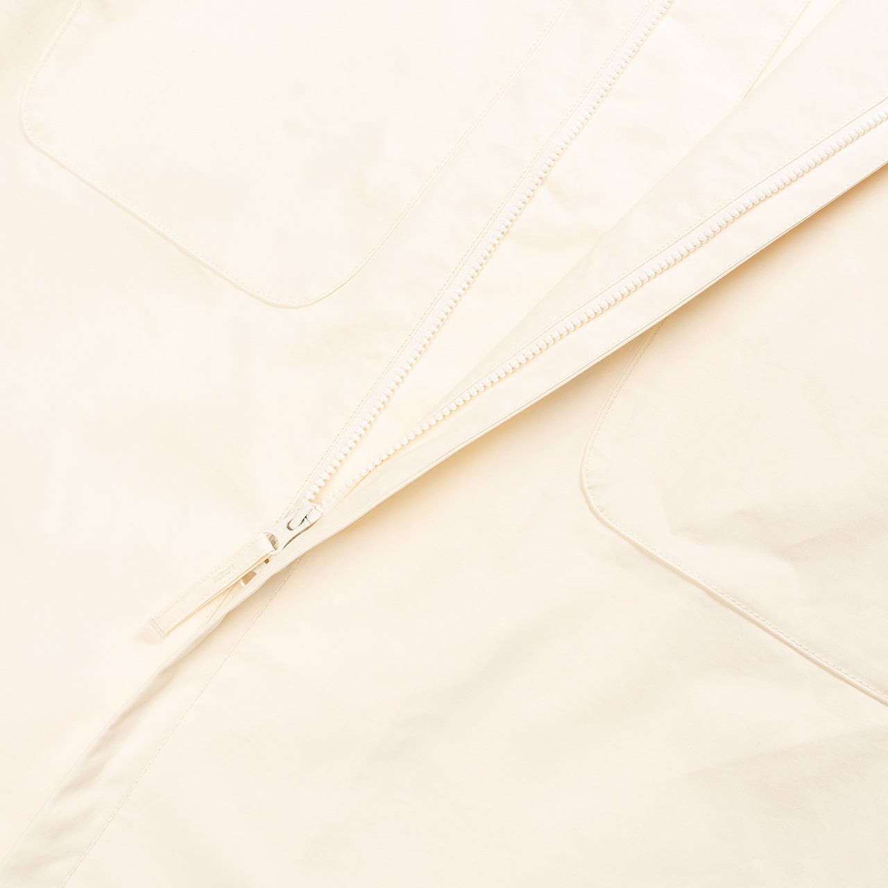 stone island stone island coat mac supima 2l ghost piece (cream)