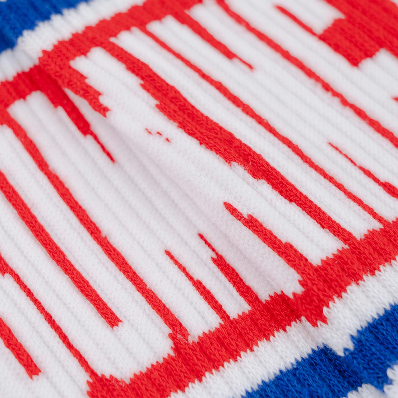 fucking awesome fucking awesome big stripe socks (white / red / blue) p710838