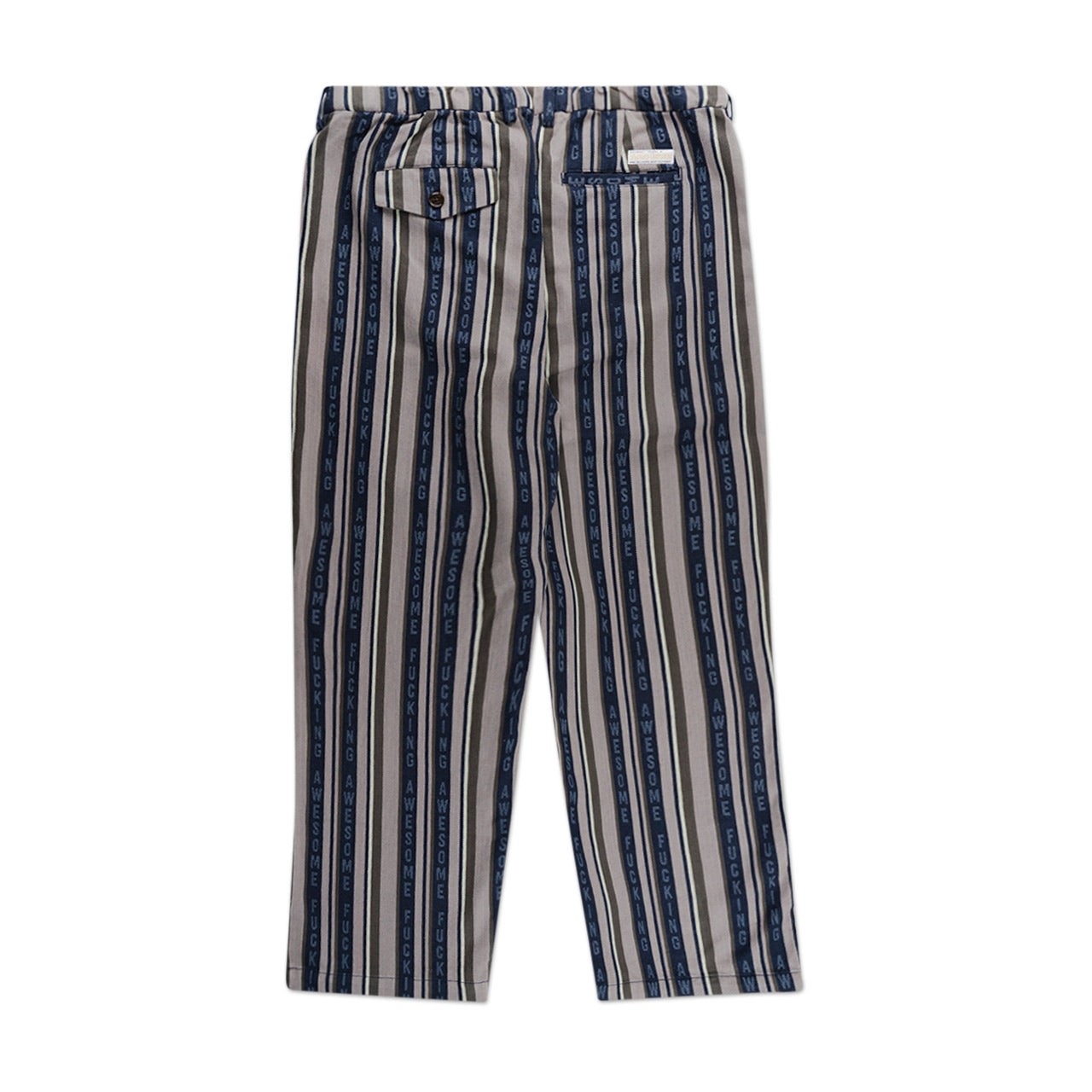 fucking awesome fucking awesome striped pleated chino (black)