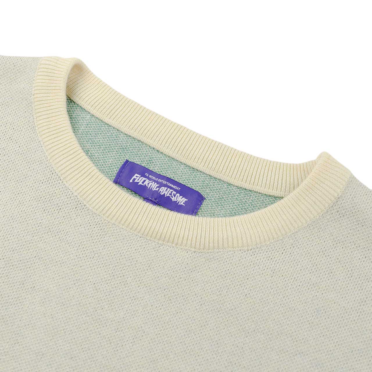 fucking awesome fucking awesome the guilt of the innocent sweater (ivory)