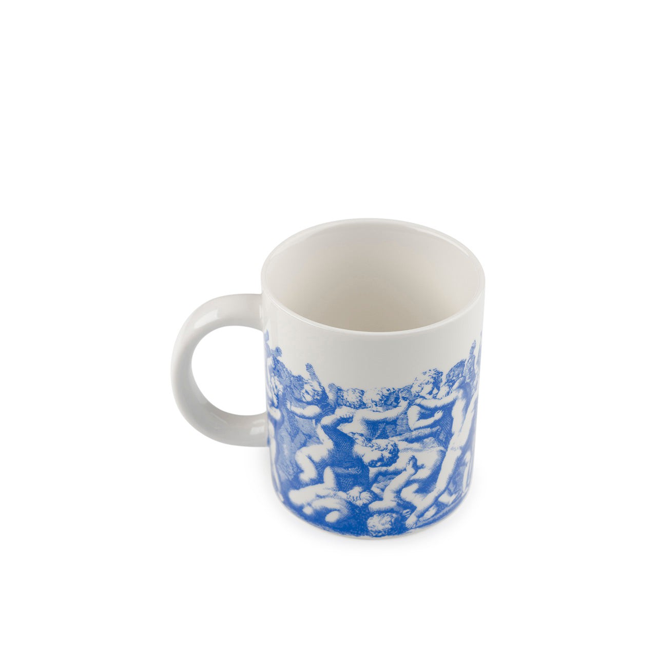 fucking awesome fucking awesome cherub fight mug (blue / ivory) P710541