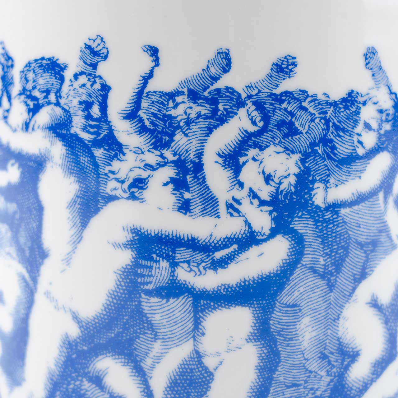 fucking awesome fucking awesome cherub fight mug (blue / ivory) P710541