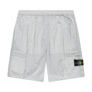 stone island stone island nylon metal bermuda shorts (grey)