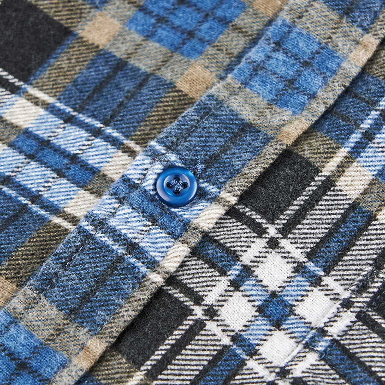 needles rebuild by needles 7 cuts zipped flannel shirt KP267