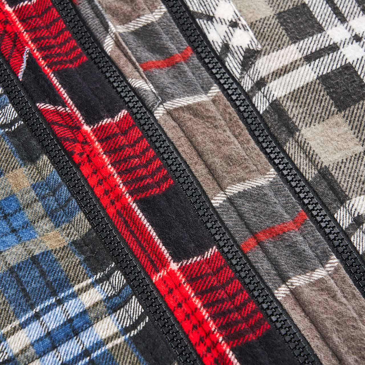 needles rebuild by needles 7 cuts zipped flannel shirt KP267