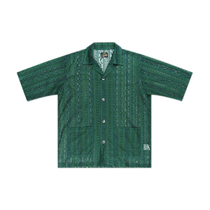 needles needles cabana lace shirt (green)