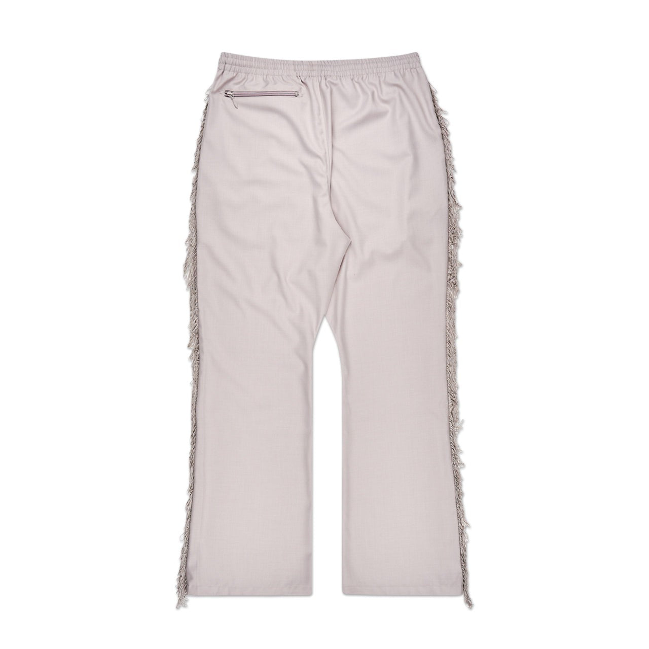 needles needles fringe boot cut track pants (beige)