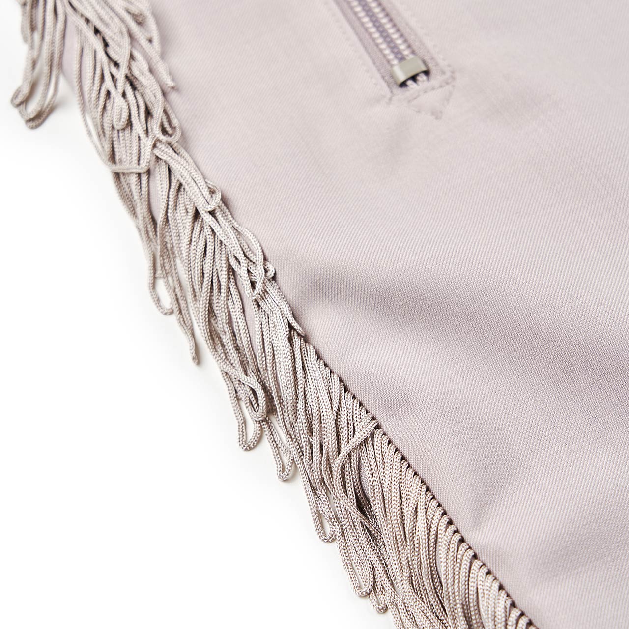 needles needles fringe boot cut track pants (beige)