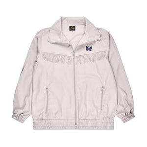 needles needles fringe track jacket (beige)