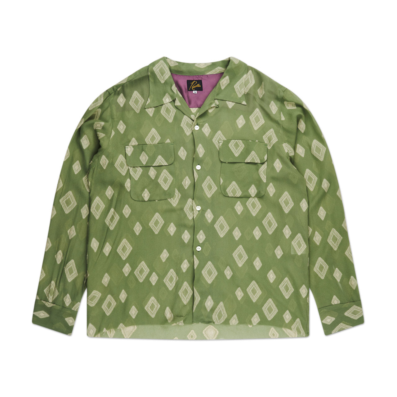 needles needles classic diamond shirt (green)