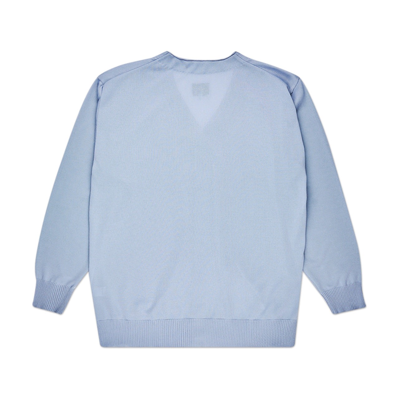 needles needles v-neck cardigan (blue / grey)