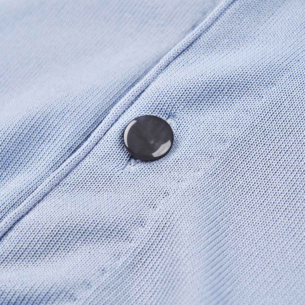 needles needles v-neck cardigan (blue / grey)