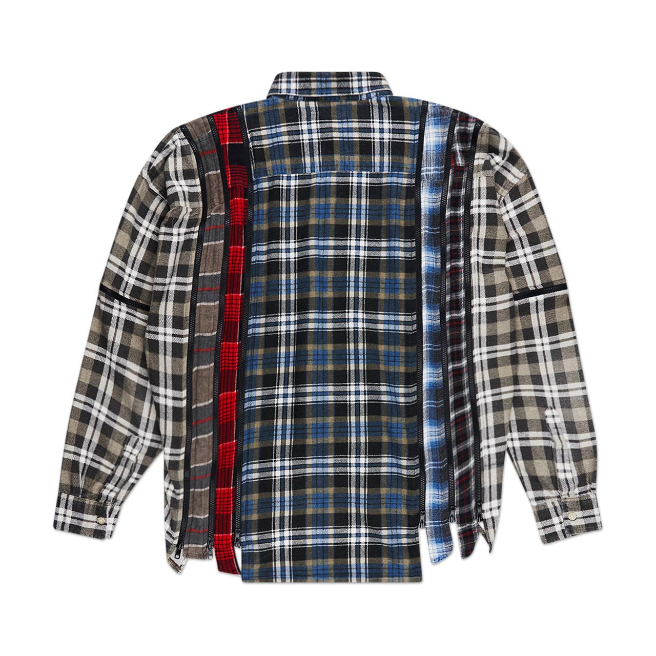 needles rebuild by needles 7 cuts zipped flannel shirt KP267