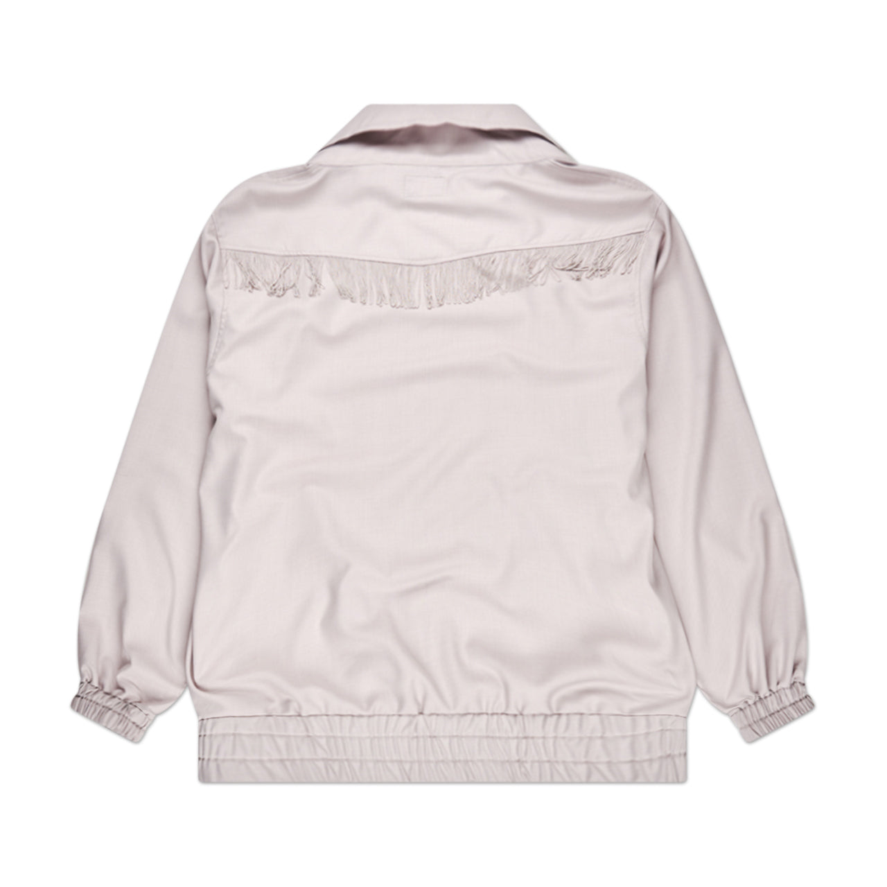 needles needles fringe track jacket (beige)