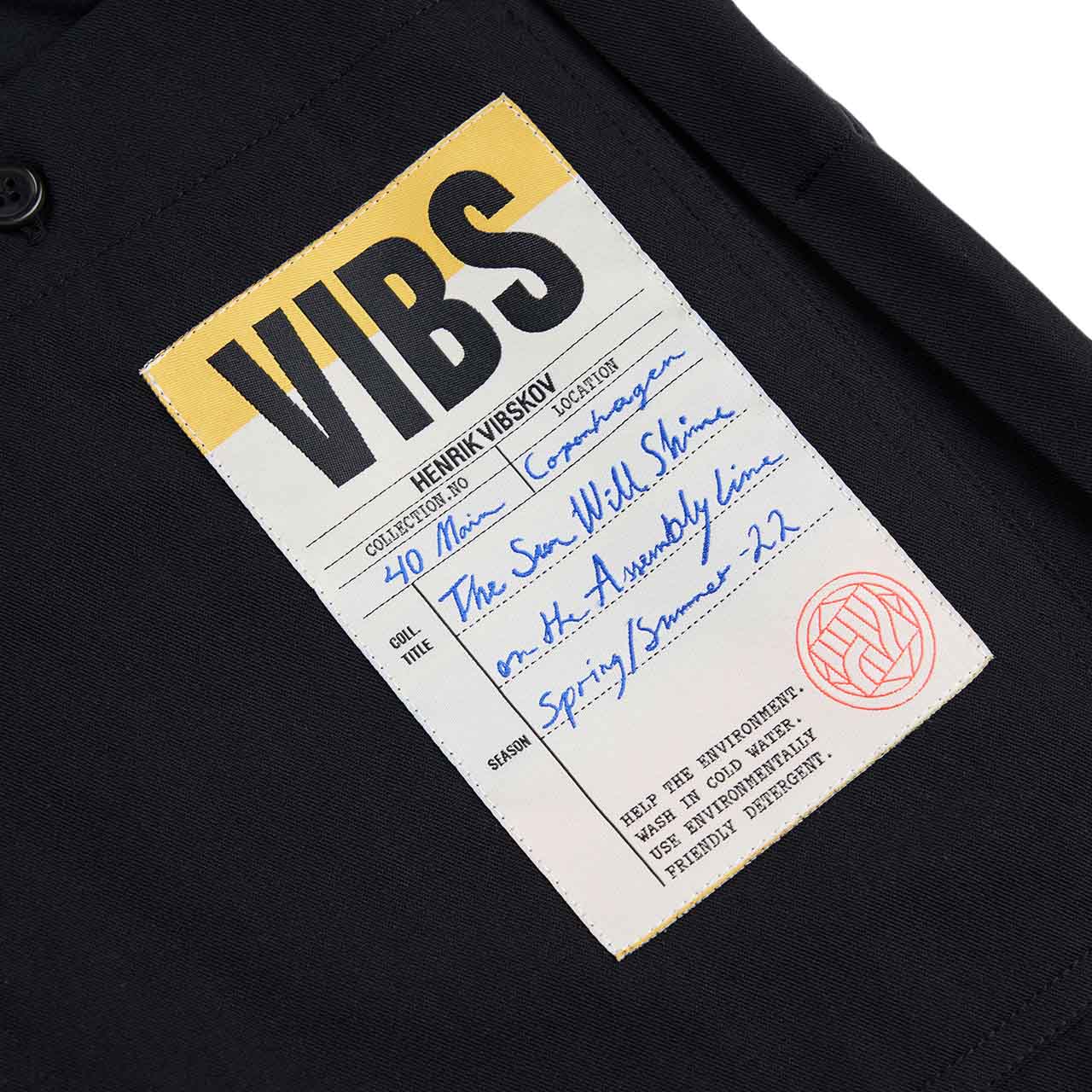 henrik vibskov henrik vibskov reflection pants (black)