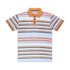 henrik vibskov henrik vibskov the big stripe polo (multi)
