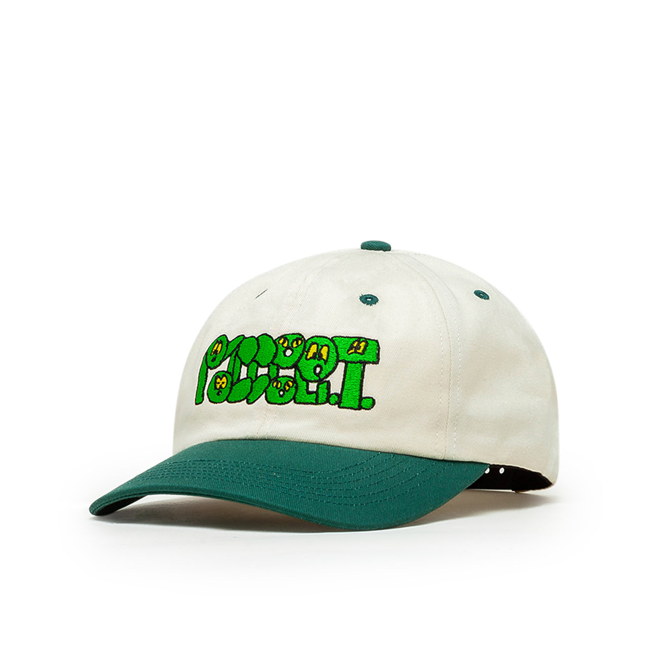 rassvet woven logo cap (white / green) - a.plus