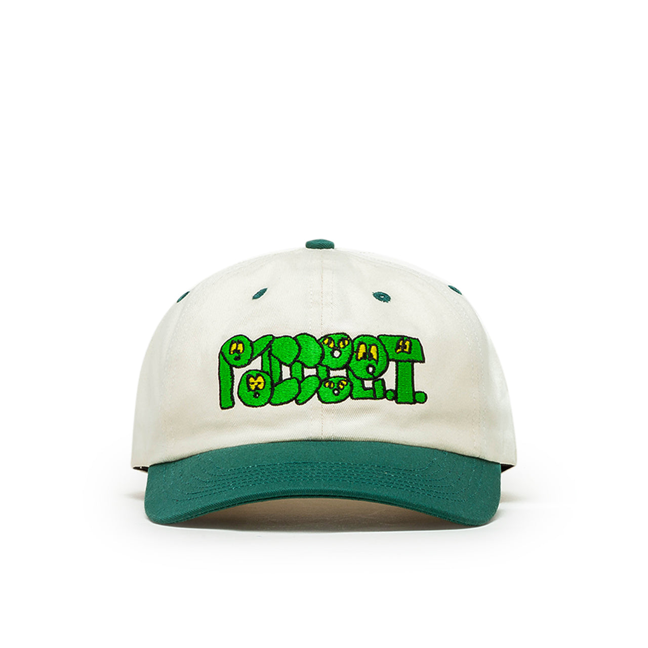 rassvet woven logo cap (white / green) - a.plus