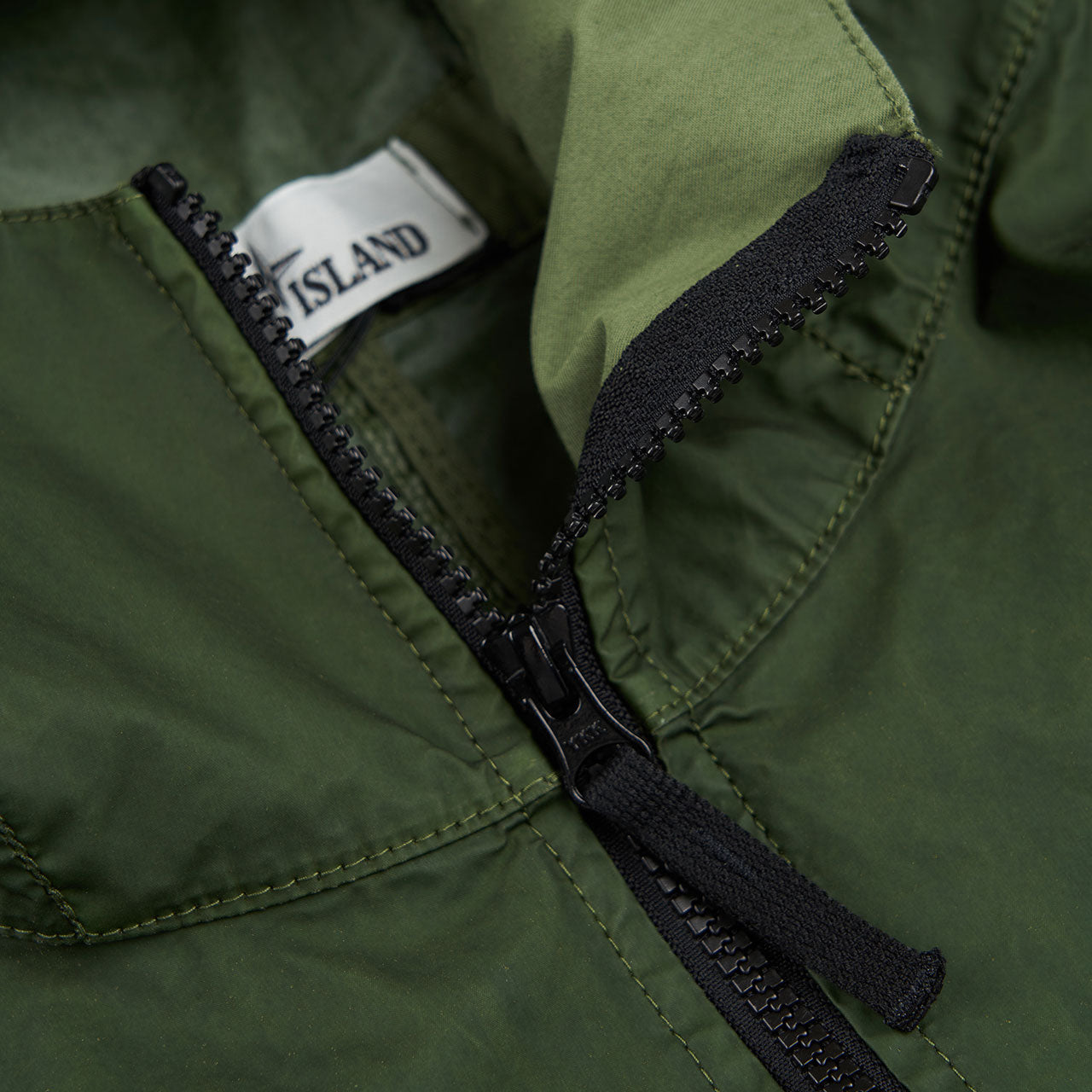 stone island stone island rain coat (olive)