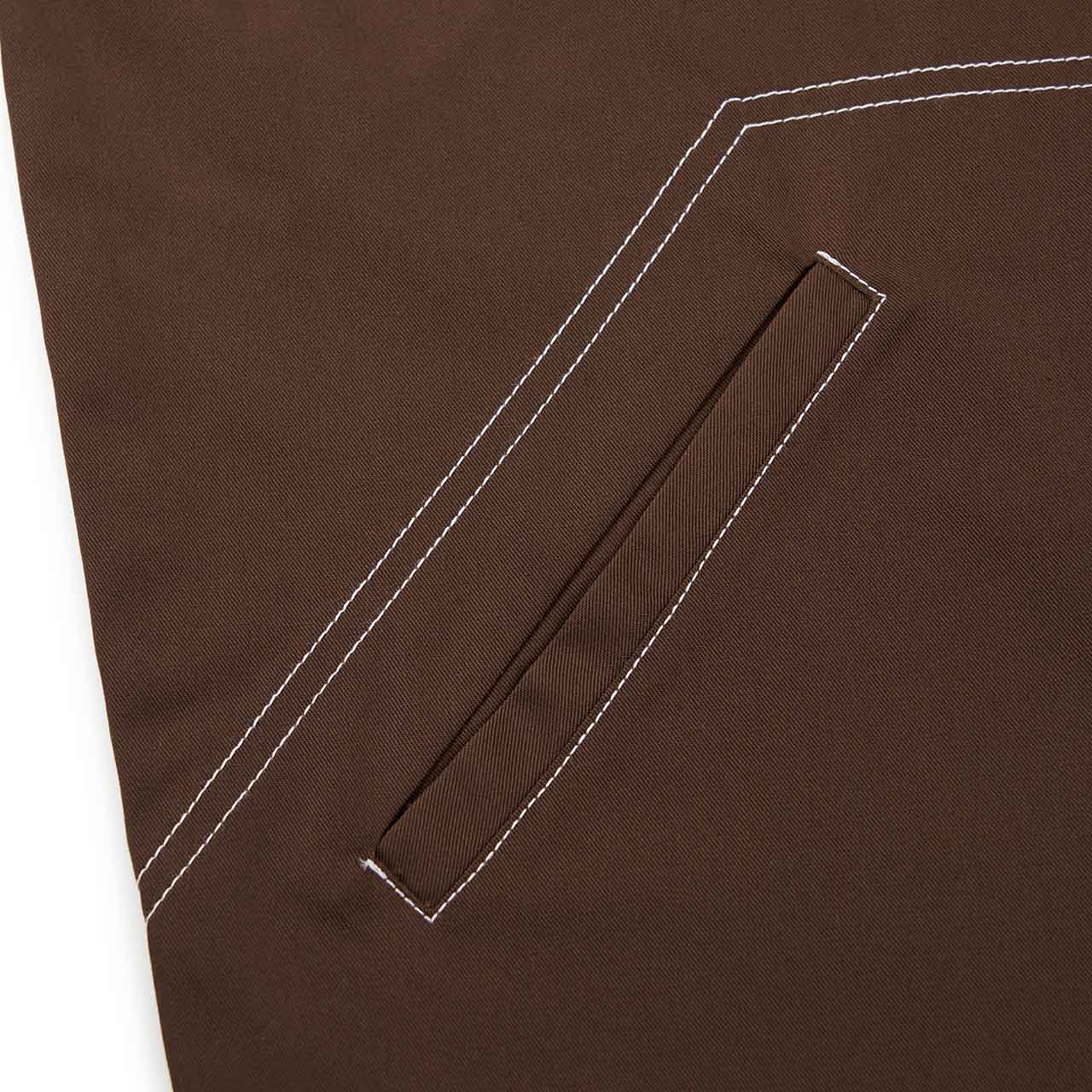 rassvet rassvet woven work jacket (dark brown)