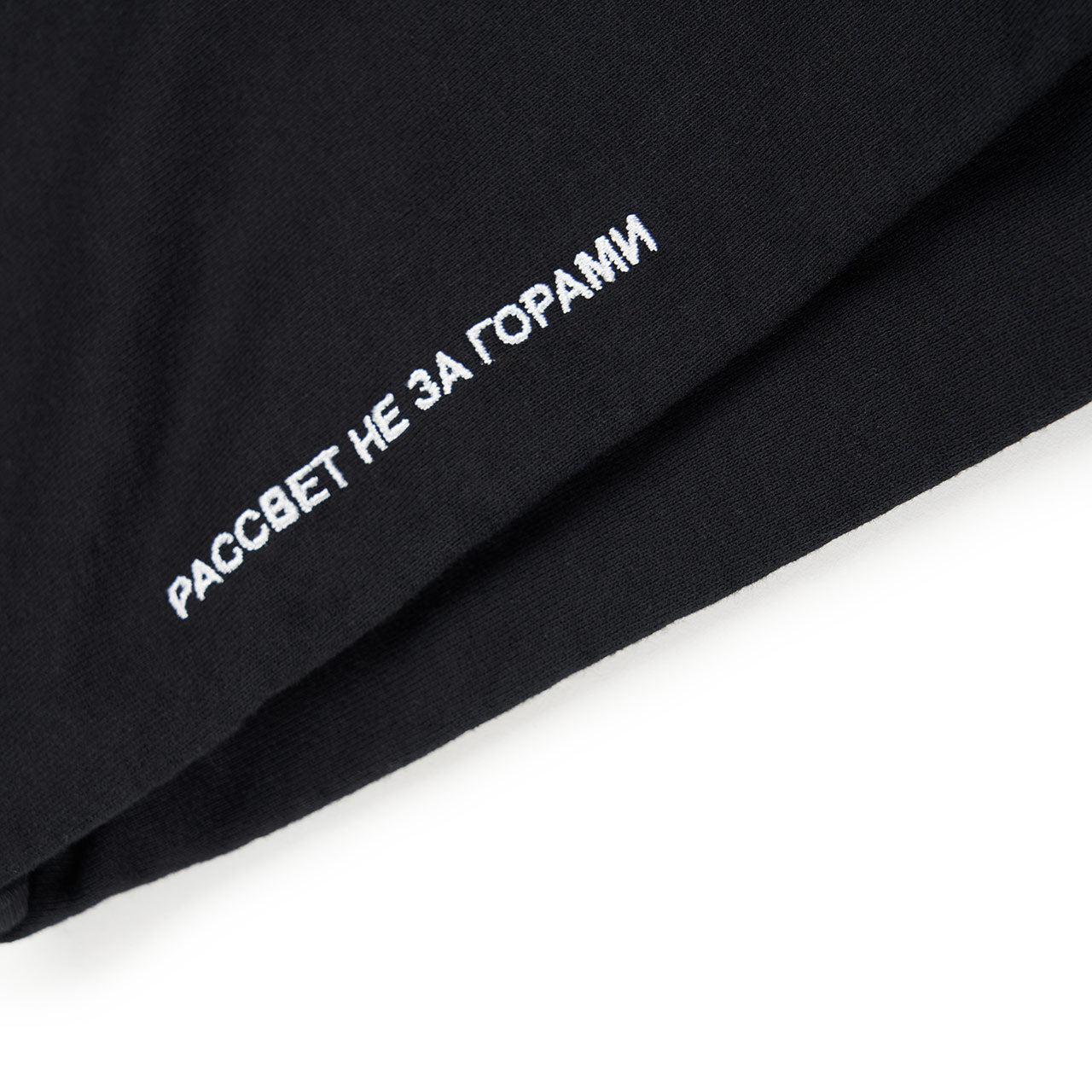 rassvet rassvet window hoodie (black)