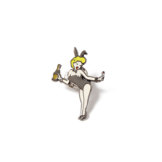 wacko maria "bunny girl" pin (black) - wmgp-gg15 - a.plus - Image - 1