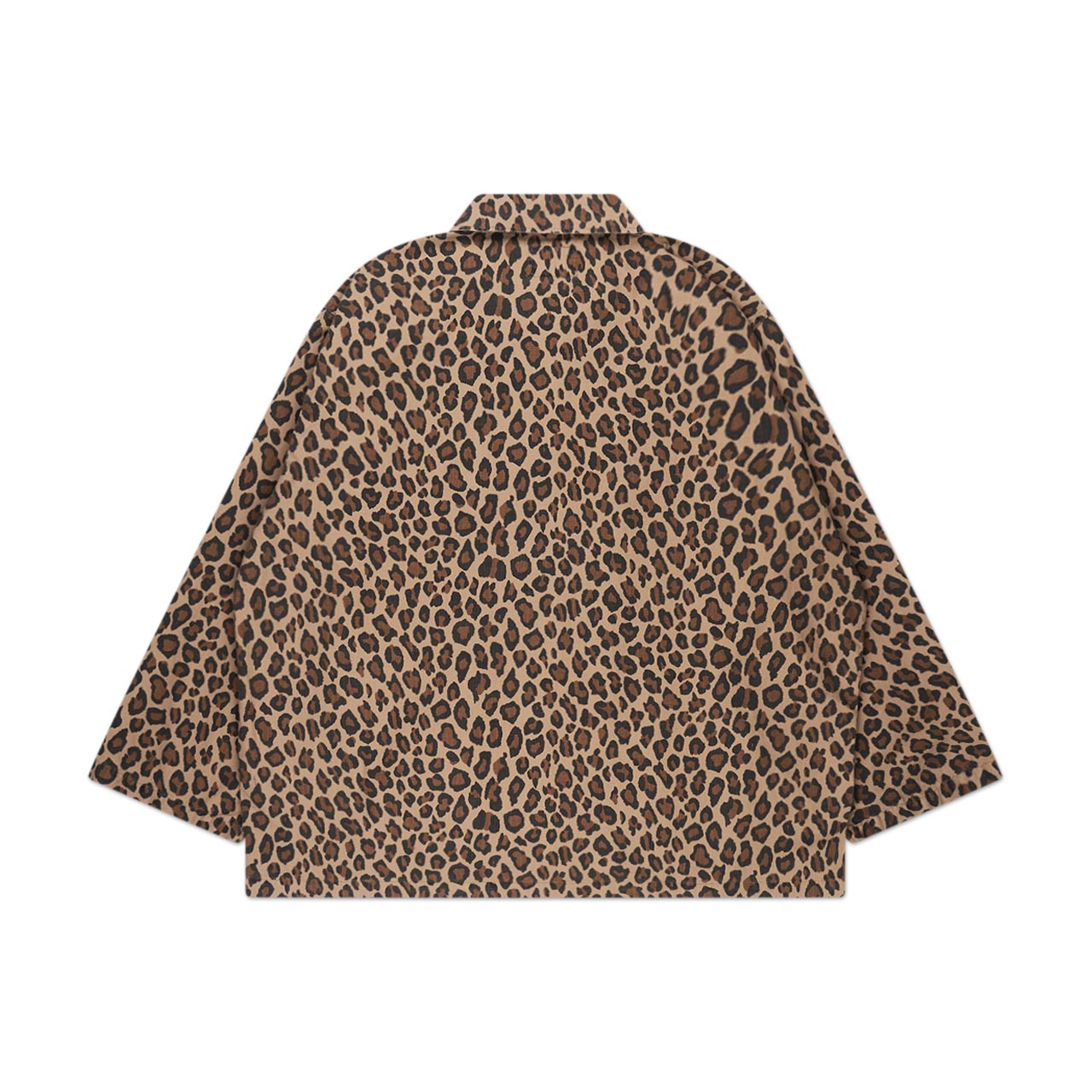 wacko maria wacko maria leopard army shirt (beige)