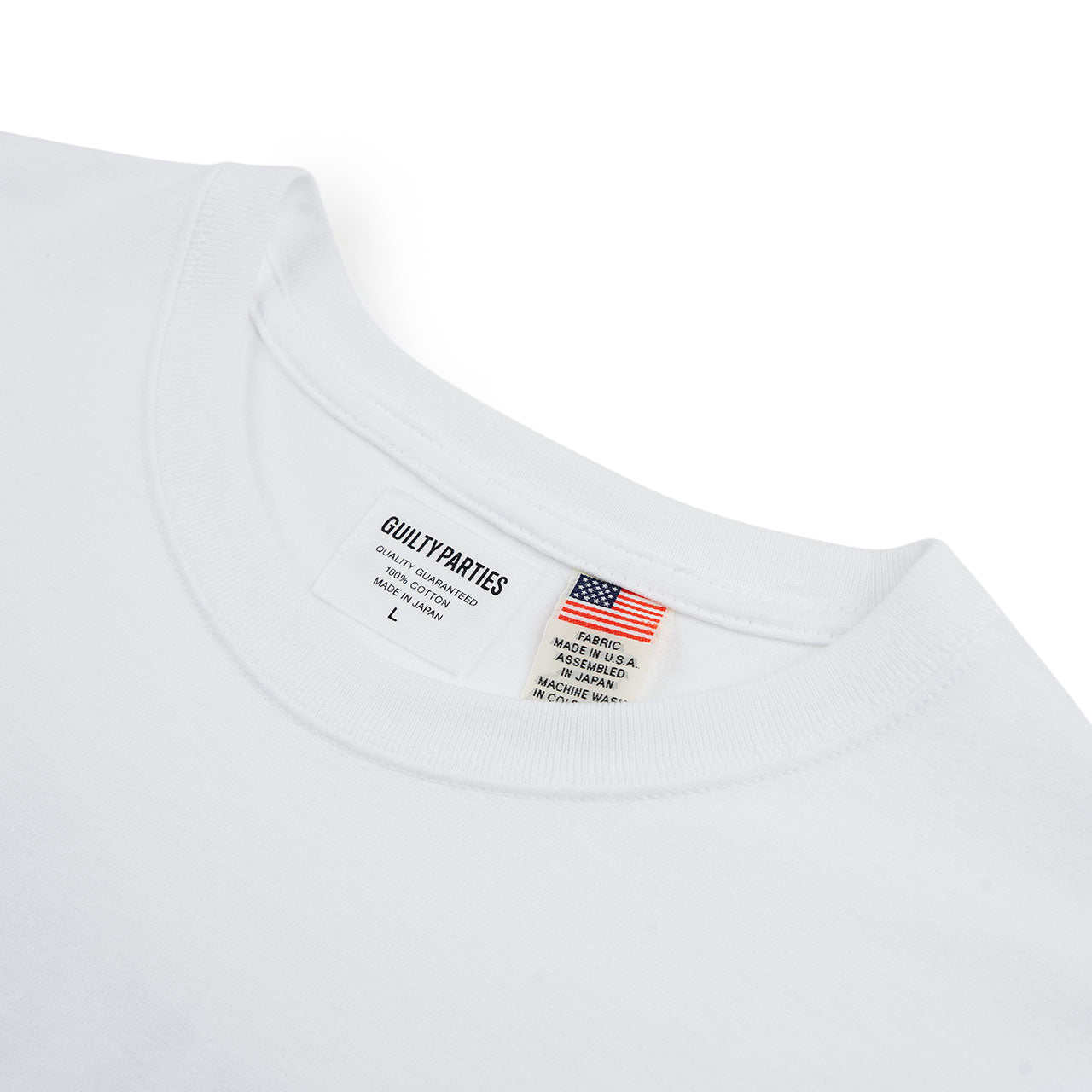 wacko maria wacko maria usa body crew neck (white)