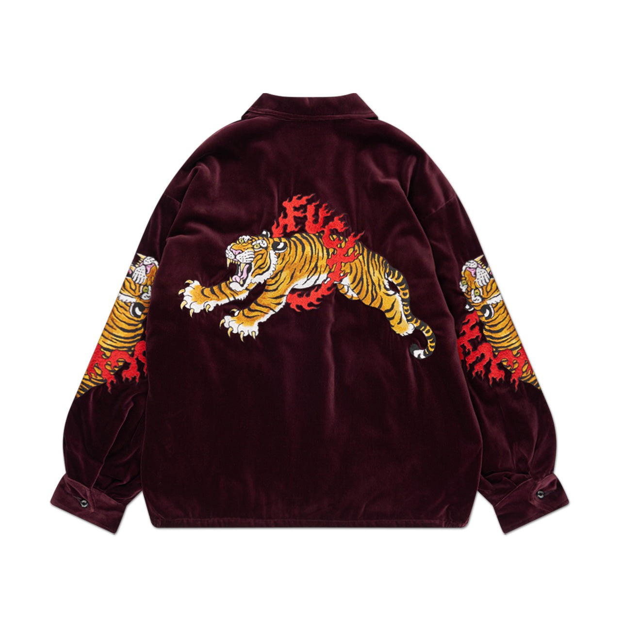 wacko maria wacko maria tim lehi vietnam jacket (burgundy)
