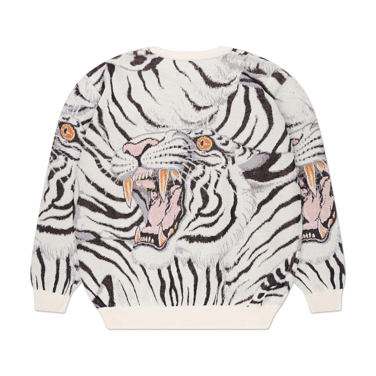 wacko maria wacko maria x tim lehi jacquard sweater (white)