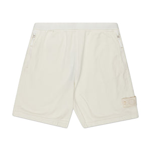 stone island stone island ghost piece fleece shorts (cream)