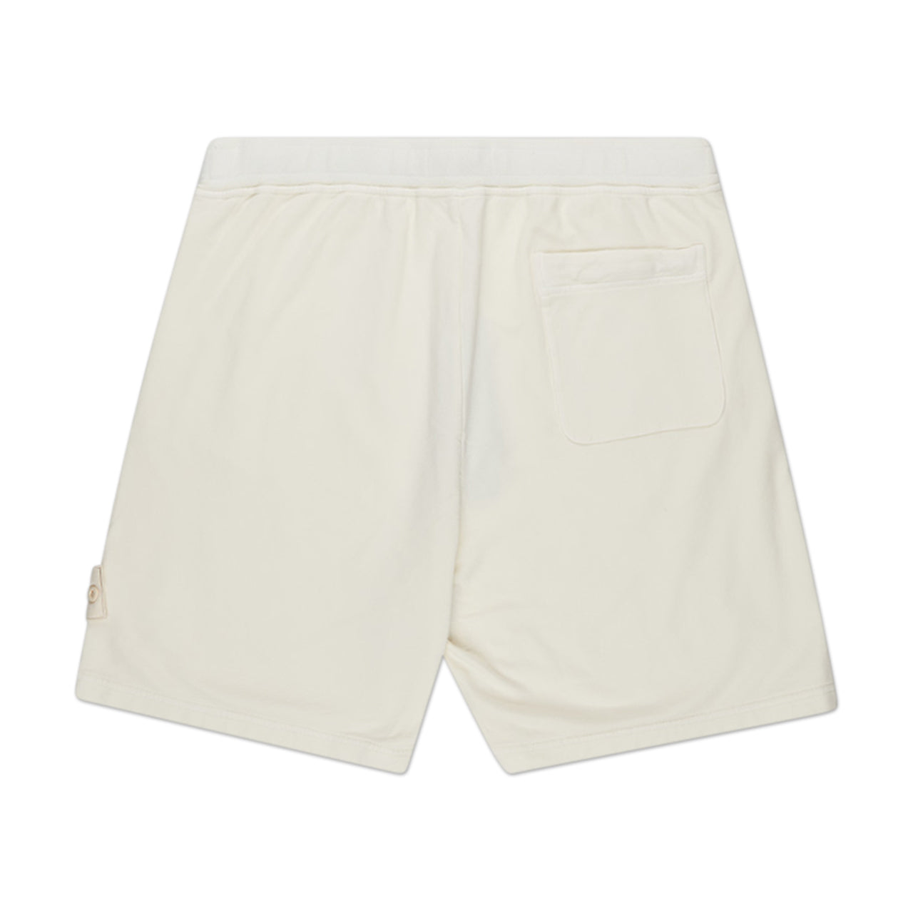 stone island stone island ghost piece fleece shorts (cream)
