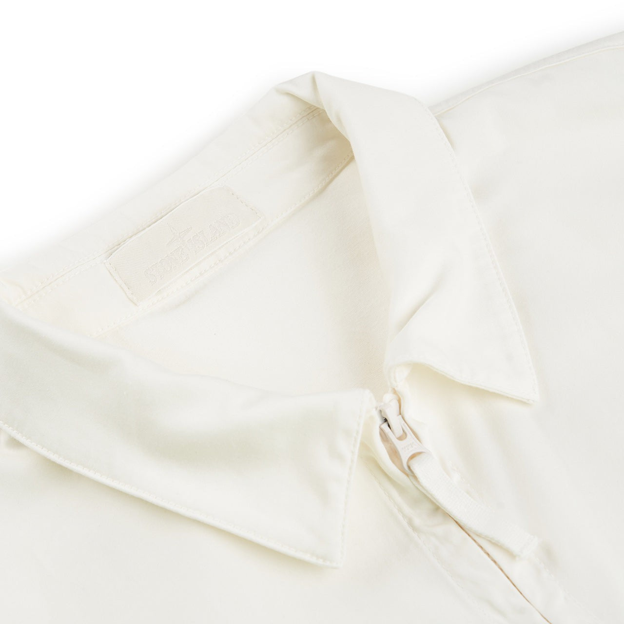 stone island stone island ghost piece overshirt (cream)