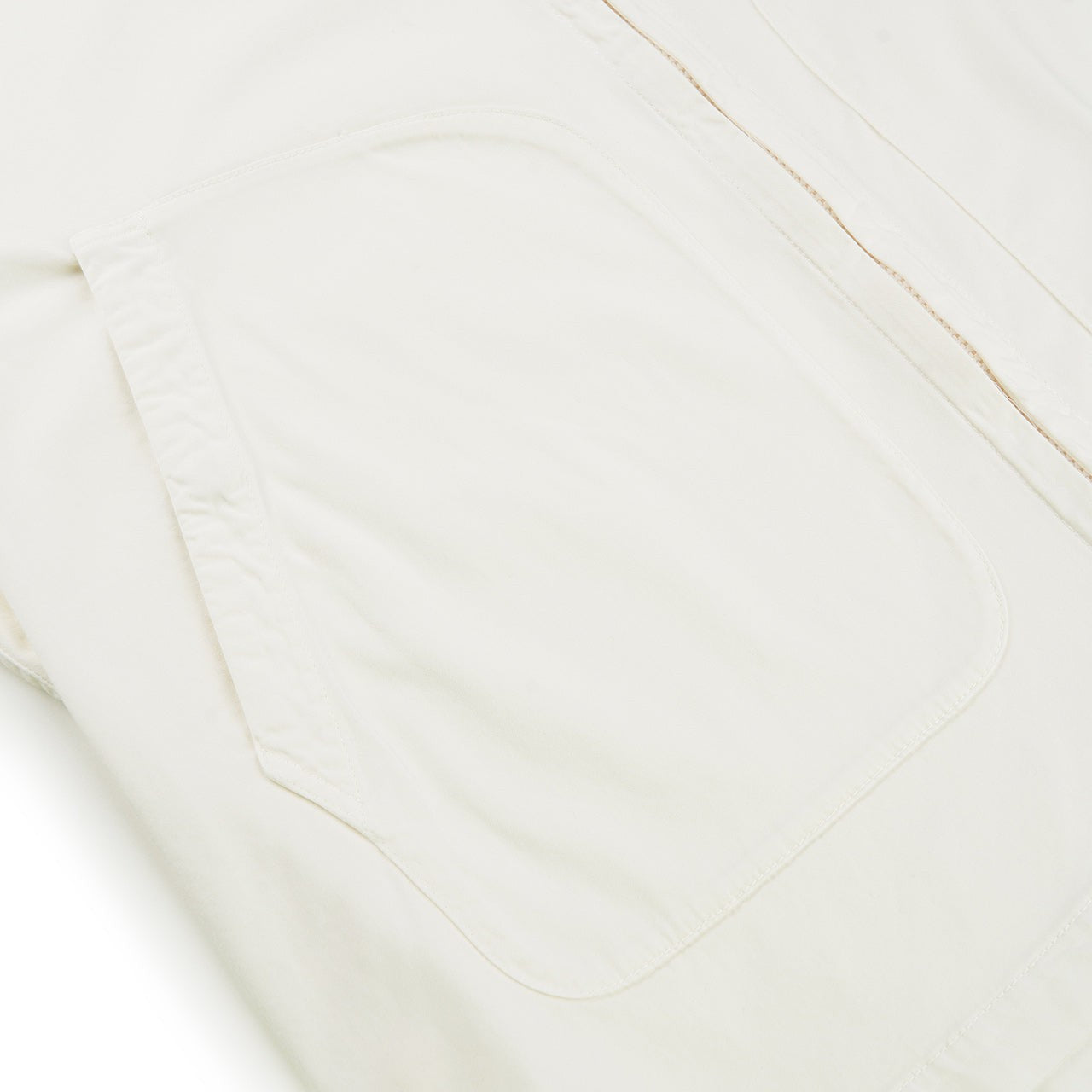 stone island stone island ghost piece overshirt (cream)