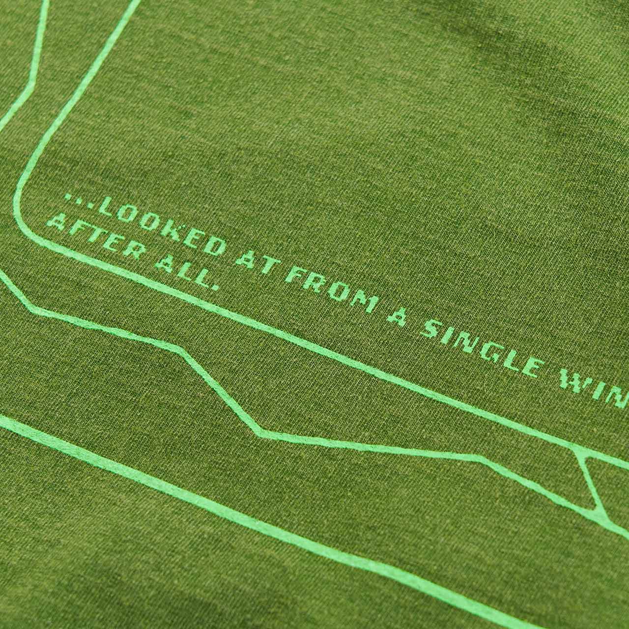 cav empt cav empt overdye md null pet t-shirt (green)