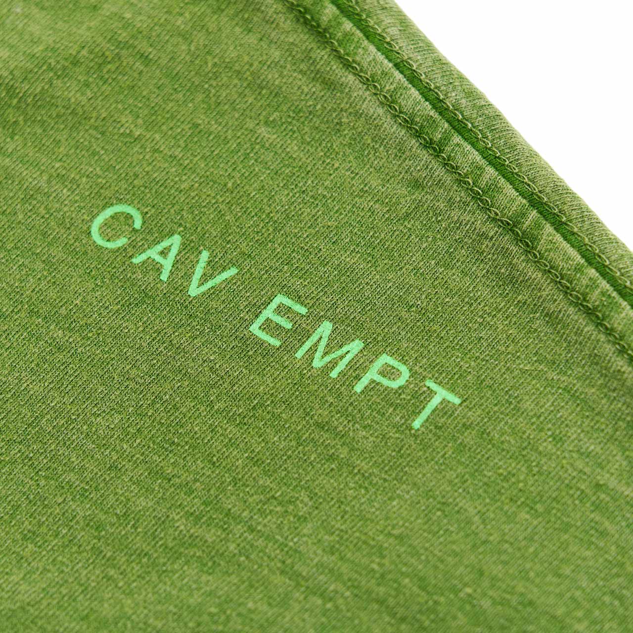 cav empt cav empt overdye md null pet t-shirt (green)
