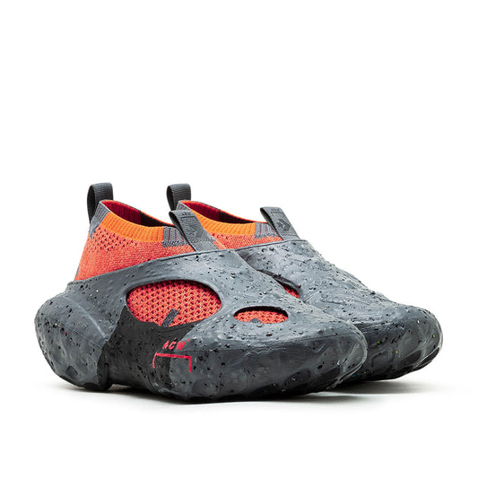 converse converse x a cold wall sponge cx crater slip (dark grey / red)