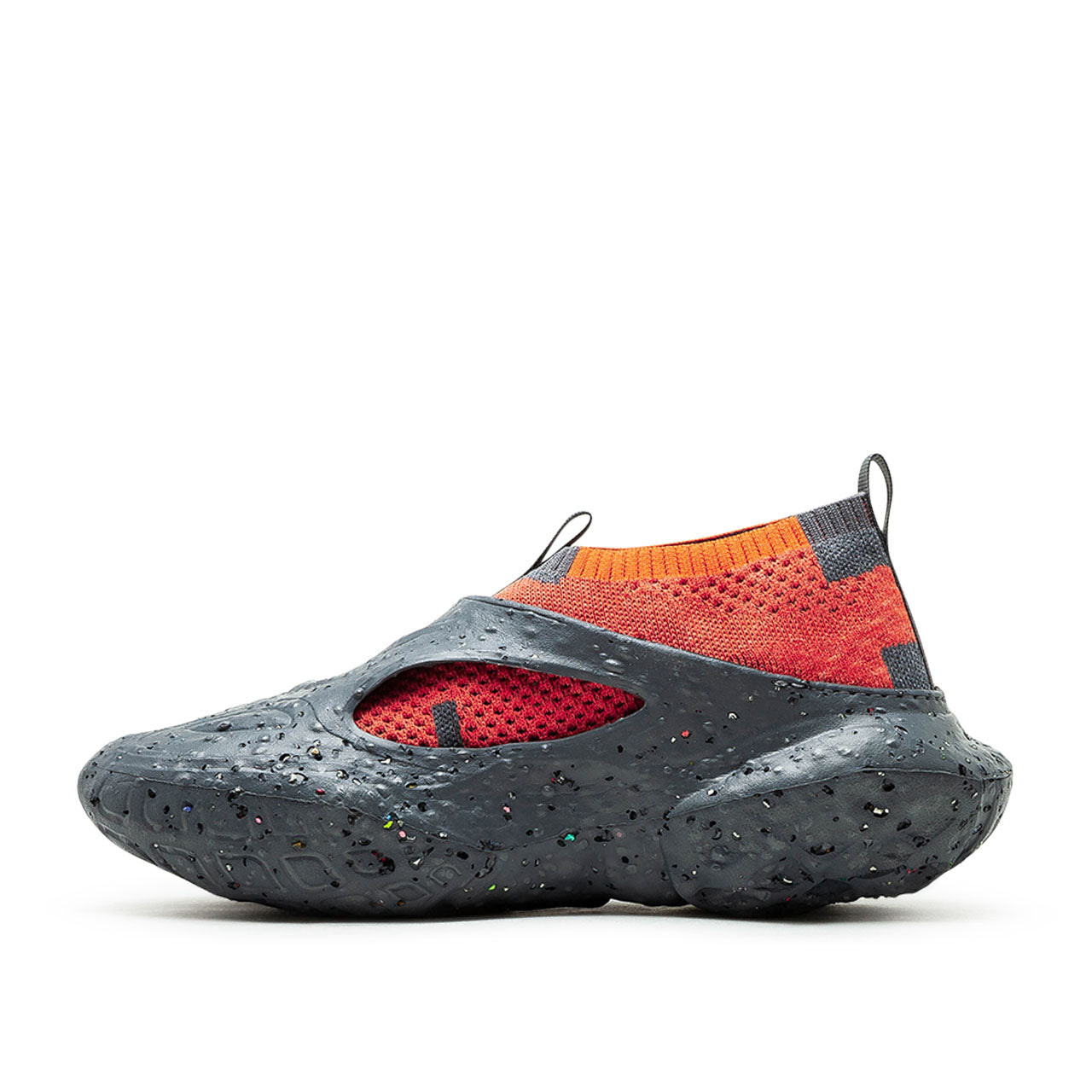 converse converse x a cold wall sponge cx crater slip (dark grey / red)