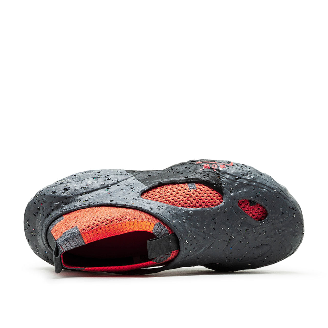 converse converse x a cold wall sponge cx crater slip (dark grey / red)