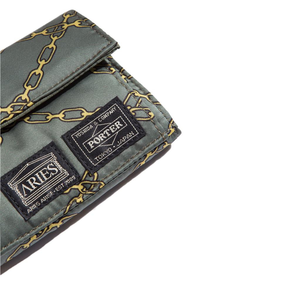 Porter by Yoshida Porter by Yoshida x Aries Wallet (Olive) PTAR10005-OLV